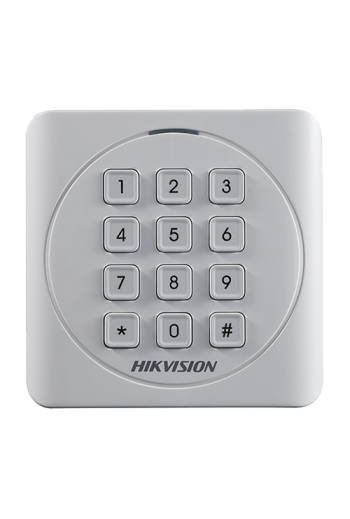 Cititor de proximitate RFID MIFARE 13.56Mhz cu tastatura integrata -HIKVISION DS-K1801MK