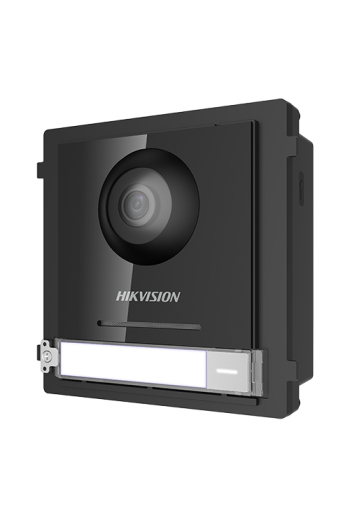 Modul Master pentru Interfonie modulara echipat cu camera video 2MP fisheye si un buton apel  - HIKVISION DS-KD8003-IME1