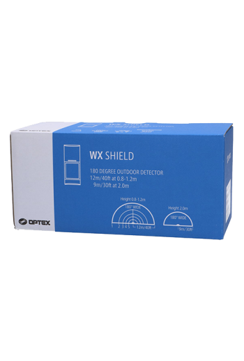 Detector de miscare PIR+MW exterior, 12-19m, 180Â°, quad cu anti-masking, baterii - OPTEX WXS-RDAM-X5
