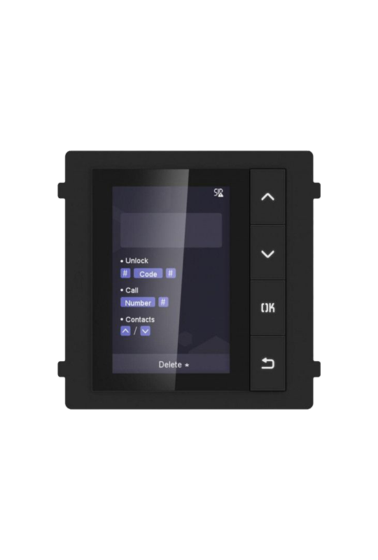Modul afisaj LCD TFT pentru Interfon modular - HIKVISION DS-KD-DIS