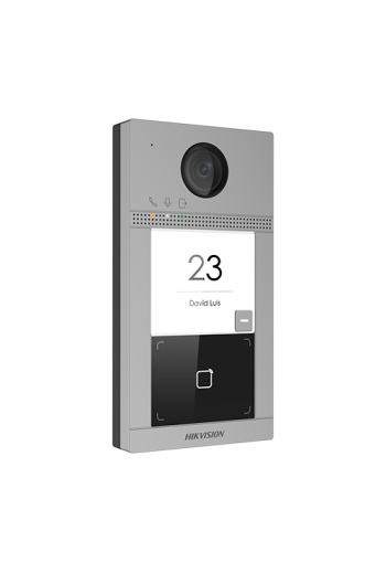 Panou exterior videointerfon TCP/IP pentru 1 familie, Wi-Fi 2.4GHz, control acces integrat - HIKVISION DS-KV8113-WME1