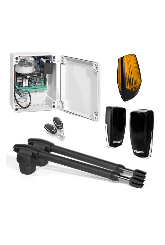 Kit automatizare poarta batanta 2x3m -MOTORLINE LINCE400-24V-KIT