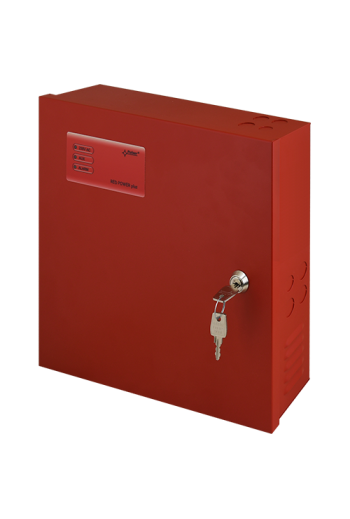 Sursa de alimentare EN 54-4, 27.6V/4.6A, cutie metalica cu loc acumulatori 2x7Ah/12V - PULSAR EN54C-5A7
