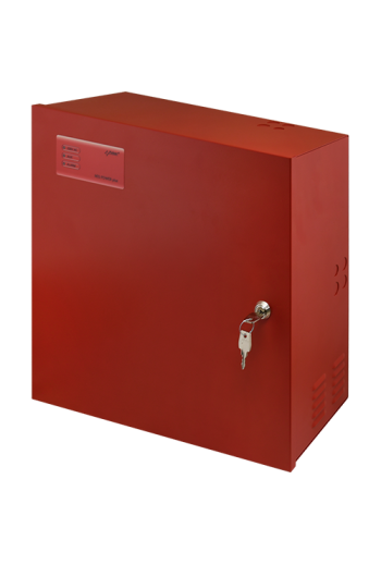 Sursa de alimentare EN 54-4, 27.6V/3.8A, cutie metalica cu loc acumulatori 2x28Ah/12V - PULSAR EN54C-5A28