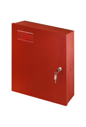Sursa de alimentare EN 54-4, 27.6V/9.2A, cutie metalica cu loc acumulatori 2x17Ah/12V - PULSAR EN54C-10A17