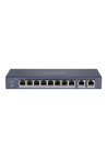 Switch 8 porturi PoE, 2 porturi uplink RJ45 Gigabit - HIKVISION DS-3E0310P-E-M
