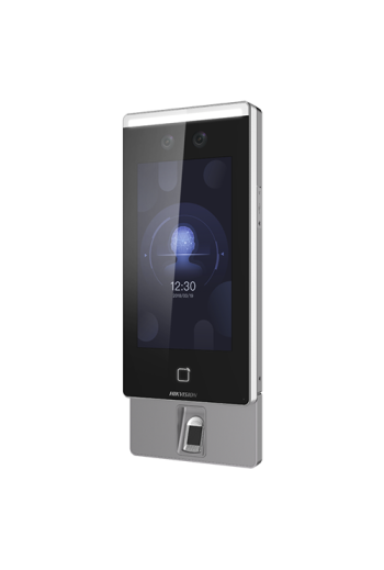 Terminal standalone IP de control acces si pontaj cu recunoastere faciala, amprenta si Card- HIKVISION DS-K1T671MF