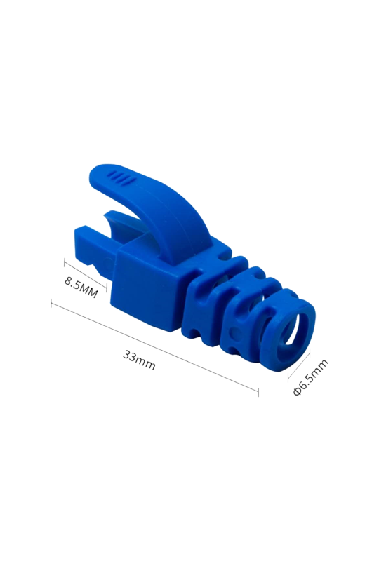 Manson protectie mufa RJ45, albastru (100buc) RJ45-CAP-BL