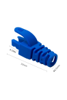 Manson protectie mufa RJ45, albastru (100buc) RJ45-CAP-BL