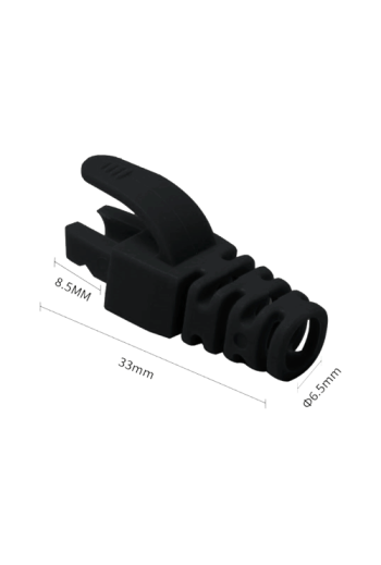Manson protectie mufa RJ45, negru (100buc) RJ45-CAP-BK