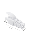 Manson protectie mufa RJ45, alb (100buc) RJ45-CAP-WH