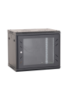 Rack perete 12U 19' 600x450, capacitate incarcare 80 Kg, negru - ASYTECH Networking ASY-12U-6045W