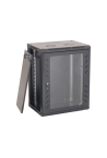 Rack perete 15U 19' 600x600, capacitate incarcare 80 Kg, negru - ASYTECH Networking ASY-15U-6060W