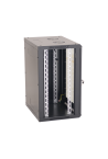 Rack perete 18U 19' 600x600, capacitate incarcare 80 Kg, negru - ASYTECH Networking ASY-18U-6060W
