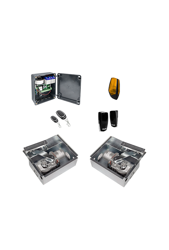 Automatizare ingropata pentru poarta batanta 2x2.5m - MOTORLINE SUBWING724-KIT