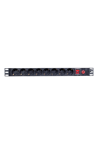 PDU 8 prize Shuko, 19'', 1U, aluminiu cu protectie - ASYTECH Networking ASY-PDU-8