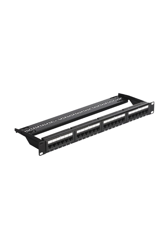 Patch Panel 1U, UTP cat5e, 24 porturi RJ45 - ASYTECH Networking ASY-PP-UTP5E-24
