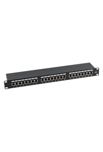 Patch Panel 1U, FTP cat5e, 24 porturi RJ45 - ASYTECH Networking ASY-PP-FTP5E-24