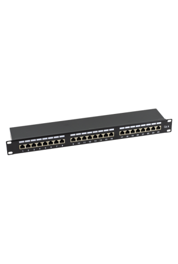 Patch Panel 1U, FTP cat6, 24 porturi RJ45 - ASYTECH Networking ASY-PP-FTP6-24