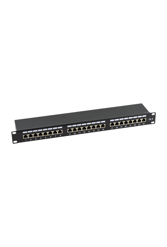 Patch Panel 1U, FTP cat6, 24 porturi RJ45 - ASYTECH Networking ASY-PP-FTP6-24