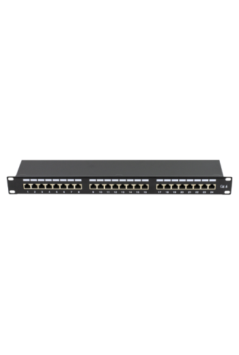Patch Panel 1U, FTP cat6, 24 porturi RJ45 - ASYTECH Networking ASY-PP-FTP6-24