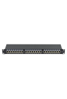 Patch Panel 1U, FTP cat6A, 24 porturi RJ45 - ASYTECH Networking ASY-PP-FTP6A-24