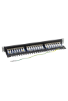 Patch Panel 1U, FTP cat6A, 24 porturi RJ45 - ASYTECH Networking ASY-PP-FTP6A-24