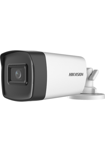 Camera AnalogHD 5MP, lentila 2.8mm, IR 40m, AUDIO integrat - HIKVISION DS-2CE17H0T-IT3FS-2.8mm