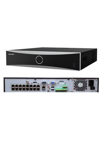 NVR 4K AcuSense 32 canale 12MP,  + 16 porturi PoE - HIKVISION DS-7732NXI-I4-16P-S