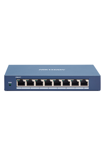 Switch 8 porturi Gigabit, SMART Management - HIKVISION DS-3E1508-EI