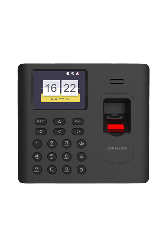 Terminal standalone IP de pontaj cu cititor Amprenta, Card Mifare, Wi-Fi - HIKVISION DS-K1A802AMF-B