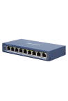 Switch 8 porturi PoE, 1 port uplink RJ45, SMART Management - HIKVISION DS-3E1309P-EI