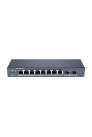 Switch 8 porturi Gigabit PoE, 2 port SFP uplink, SMART Management - HIKVISION DS-3E1510P-SI