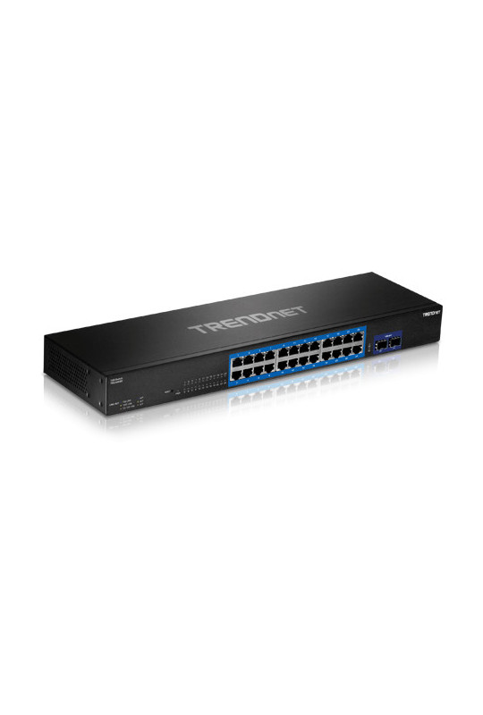 Switch 24 porturi Gigabit, 2 porturi SFP+ 10G - TRENDnet TEG-30262