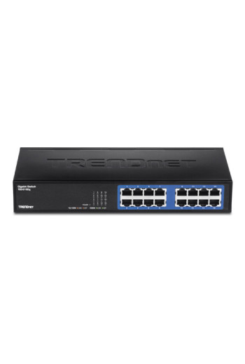 Switch GREENnet 16 porturi Gigabit - TRENDnet TEG-S16DG
