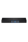 Switch GREENnet rack mount 16 porturi Gigabit - TRENDnet TEG-S16G
