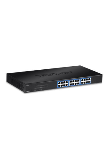 Switch GREENnet rack mount 24 porturi Gigabit - TRENDnet TEG-S24G