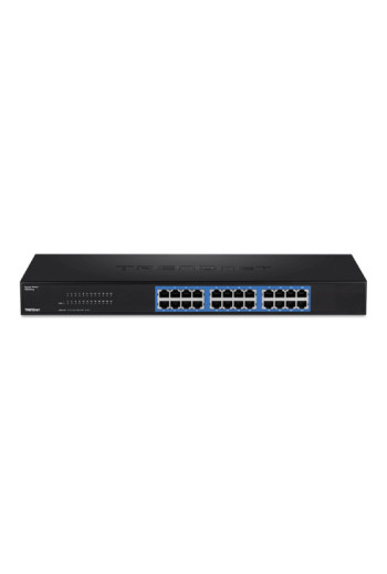 Switch GREENnet rack mount 24 porturi Gigabit - TRENDnet TEG-S24G