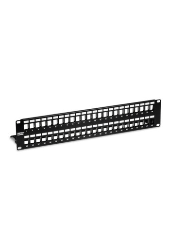 Patch Panel ecranat 48 porturi blank keystone 2U - TRENDnet TC-KP48S
