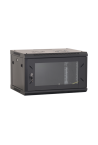 Rack perete 4U 19'' 600x450, capacitate incarcare 80 Kg, negru - ASYTECH Networking ASY-4U-6045W