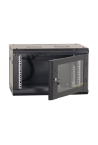 Rack perete 4U 19'' 600x450, capacitate incarcare 80 Kg, negru - ASYTECH Networking ASY-4U-6045W