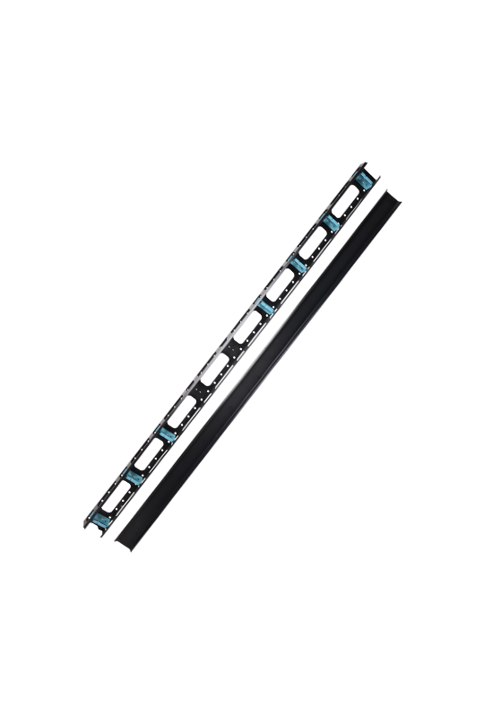 Organizator vertical cabluri, metalic, 42U - ASYTECH Networking ASY-VCM-42