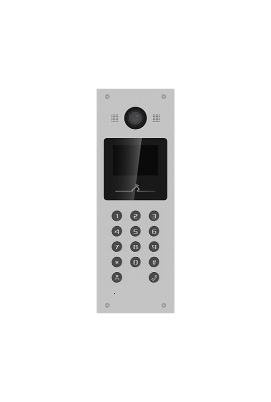 Panou exterior videointerfon TCP/IP pentru blocuri si spatii birouri, control acces card, afisaj LCD- HIKVISION DS-KD3003-E6