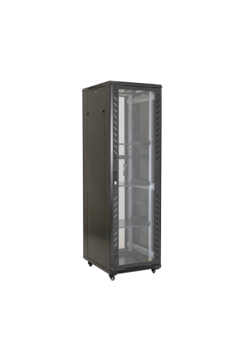 Rack podea 47U 19' 600x800, capacitate incarcare 800 Kg, negru - ASYTECH Networking ASY-47U-6080S