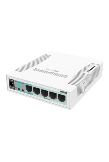 Smart Switch, 5 x Gigabit, 1 x SFP - Mikrotik CSS106-5G-1S