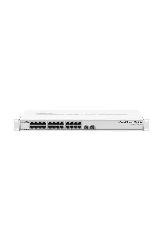 Smart Management Switch, 24 x Gigabit, 2 x SFP+ 10Gbps - Mikrotik CSS326-24G-2S+RM