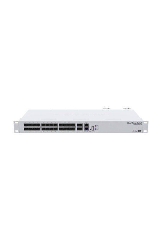 Management Switch 24 x SFP+ 10Gbps, 2 x QSFP+ 40Gbps - Mikrotik CRS326-24S+2Q+RM