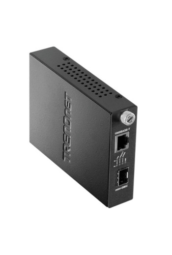 Mediaconvertor Gigabit - SFP fibra optica (pt TFC-1600) - TRENDnet TFC-1000MGA