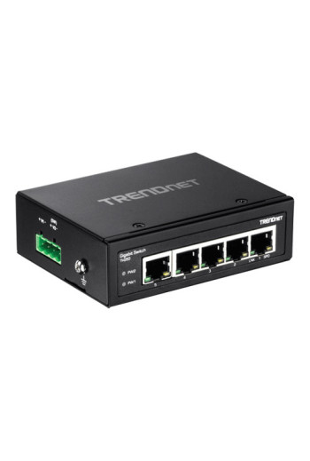 Switch industrial 5 porturi Gigabit DIN-Rail - TRENDnet TI-G50