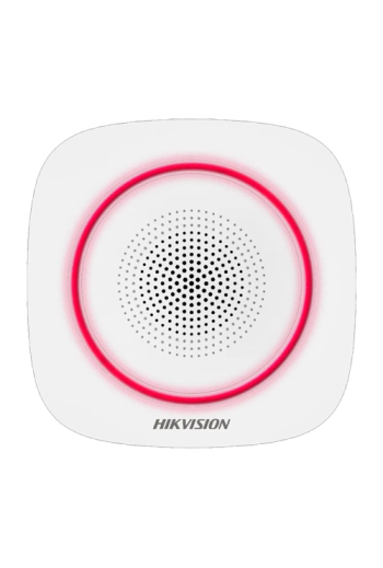 Sirena wireless AX PRO de interior cu led rosu, 868Mhz - HIKVISION DS-PS1-I-WE-R